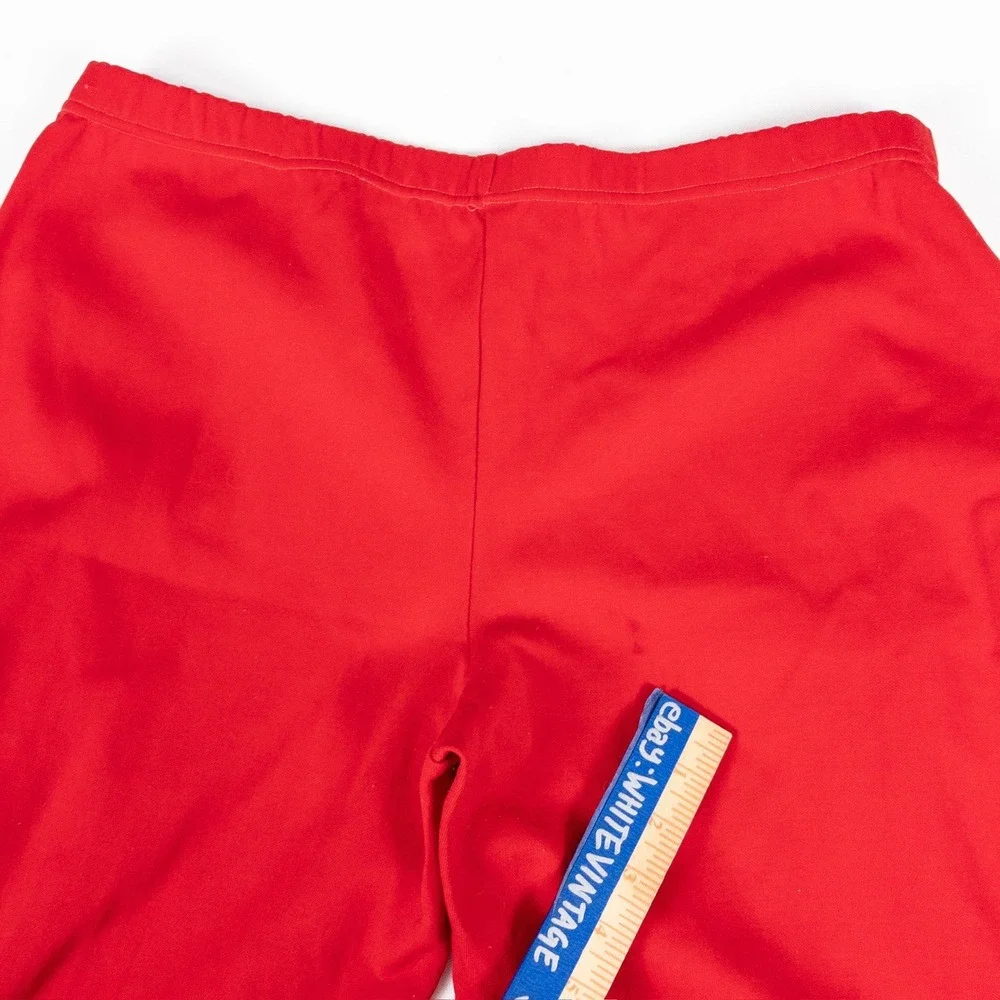Adidas Tracksuit Pants Mens XL Red 70s‎ Vintage German Tag Foot Strap Ankle Zips